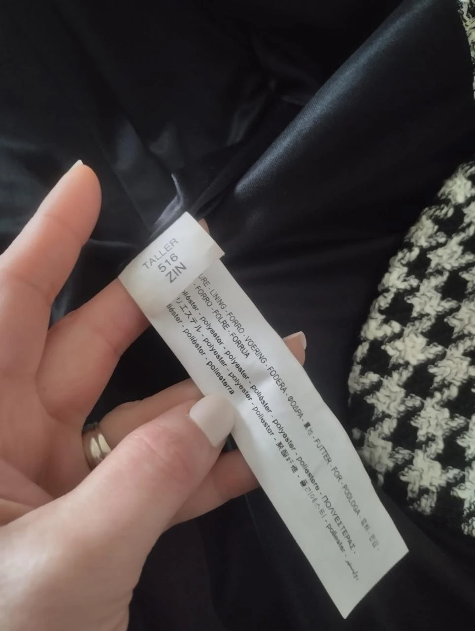 Zara Manteau structuré pied-de-poule XS Neuf avec étiquettes – photo 19